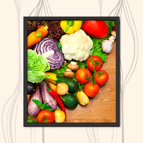 Quadro Decorativo - Legumes